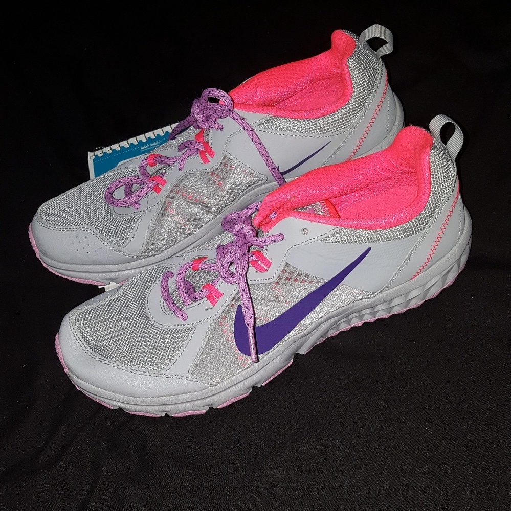 Nike Wide Trail Running Shoes Grey- Women Size 10